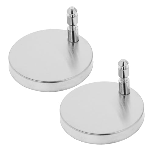 SOPOTUTU 2 Sätze Edelstahl Toilettensitz Schrauben Wc Sitz Befestigung Korrosionsbeständig Stabile Toilette Scharniere Ersatzset Einfache Montage für Gängige Toilettenmodelle von SOPOTUTU