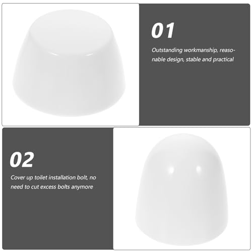 SOPOTUTU 2 Sätze Toiletten bolzenkappen Kunststoff Abdeckkappen für Wc schrauben Rostschutz Einfache DIY installation Dekorative Schraubenabdeckungen für Badezimmer SOPOTUTU 2 Sätze Toiletten bolzenkappen Kunststoff Abdeckkappen für Wc schrauben Rostschutz Einfache DIY installation Dekorative Schraubenabdeckungen für Badezimmer von SOPOTUTU