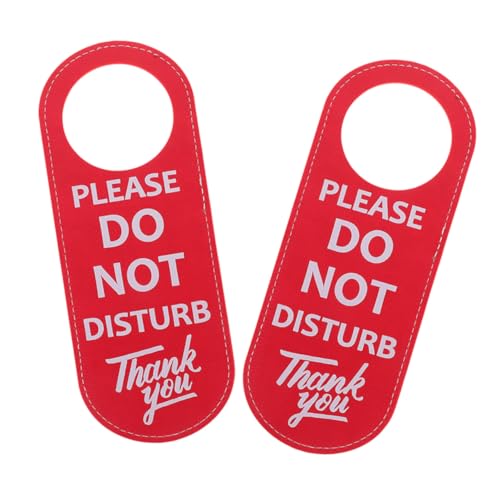 SOPOTUTU 2 Stück Doppelseitiges Türschild Nicht Stören aus Robustem PU für Hotel Büro Club Lesbares Türanhänger Schild Langlebig Einfach Anzubringen SOPOTUTU 2 Stück Doppelseitiges Türschild Nicht Stören aus Robustem PU für Hotel Büro Club Lesbares Türanhänger Schild Langlebig Einfach Anzubringen von SOPOTUTU