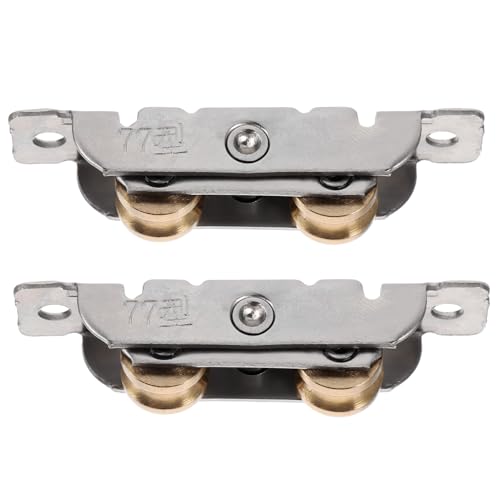 SOPOTUTU 2 Stück Edelstahl Schiebetürrollen Doppellager Glas schiebetür Laufrollen Rostfrei Langlebig für Schrank Kleiderschrank und Fenster Sanft Gleitendes Schienensystem Vielseitig SOPOTUTU 2 Stück Edelstahl Schiebetürrollen Doppellager Glas schiebetür Laufrollen Rostfrei Langlebig für Schrank Kleiderschrank und Fenster Sanft Gleitendes Schienensystem Vielseitig von SOPOTUTU