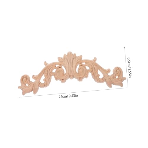 SOPOTUTU 2 Stück Elegante Holzornamente Geschnitzte Blumen-applikationen Unbemalte Vintage Holzverzierungen für Möbel Tür Schrankdekoration Dekorative Holzleisten und Wandverkleidung SOPOTUTU 2 Stück Elegante Holzornamente Geschnitzte Blumen-applikationen Unbemalte Vintage Holzverzierungen für Möbel Tür Schrankdekoration Dekorative Holzleisten und Wandverkleidung von SOPOTUTU