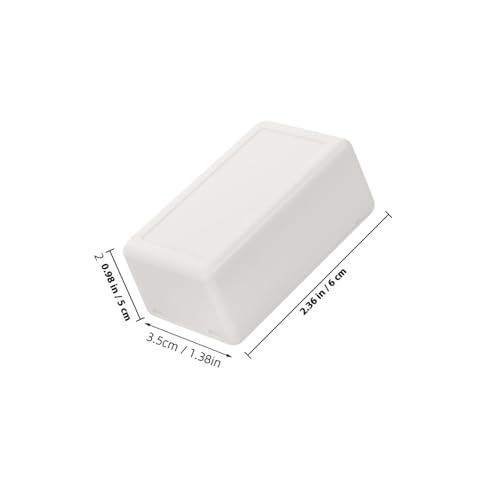 SOPOTUTU 2 Stück Elektrische Kunststoff Anschlussdose Weiß Vielseitiges Projektgehäuse für Stromkabel Kompakt Platzsparend Flexibel für DIY Elektronik und Verstärkerprojekte SOPOTUTU 2 Stück Elektrische Kunststoff Anschlussdose Weiß Vielseitiges Projektgehäuse für Stromkabel Kompakt Platzsparend Flexibel für DIY Elektronik und Verstärkerprojekte von SOPOTUTU