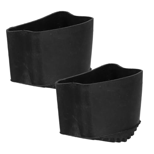 SOPOTUTU 2 Stück Faltleiter Fußschutz Gummi Ersatz Füße Rutschfest Dickes Design Einfache Montage Kompakt Vielseitig für Haushalt Büro Leiterzubehör von SOPOTUTU