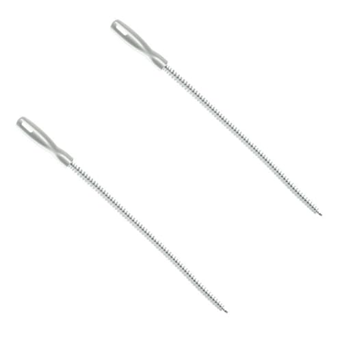 SOPOTUTU 2 Stück Flexibles Abflussreinigungsgerät für Spüle Biegsames Rohrreinigungswerkzeug gegen Haarentferner für Waschbecken Küchen Badabläufe Einfach Anzuwenden und Wiederverwendbar von SOPOTUTU