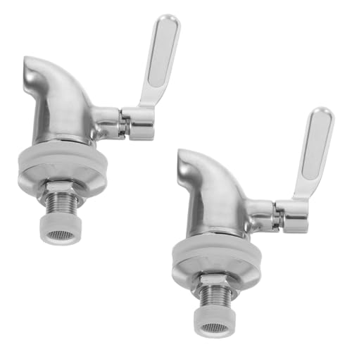 SOPOTUTU 2 Stück Getränkespender Ersatzhahn Spigot für Saft Wasser Bier Heißgetränke Auslaufsicher Hitzebeständig Kompatibel mit Getränkespendern Modernes Design Vielseitig Einsetzbar von SOPOTUTU