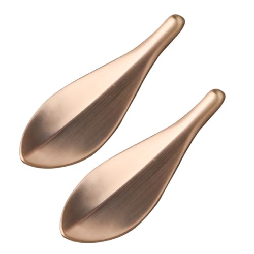 SOPOTUTU 2 Stück Goldfarbene Schrankgriffe in Blattform Lochabstand Dekorative Möbelgriffe für Türen Schränke und Kleiderschränke Korrosionsbeständig und Kratzfest SOPOTUTU 2 Stück Goldfarbene Schrankgriffe in Blattform Lochabstand Dekorative Möbelgriffe für Türen Schränke und Kleiderschränke Korrosionsbeständig und Kratzfest von SOPOTUTU