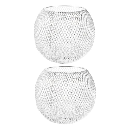 SOPOTUTU 2 Stück Handgefertigter Metall Lampenschirm Käfig Offenes Design Eisen Draht Pendelleuchte Lampenschirm Wohnzimmer Schlafzimmer Beleuchtung Zubehör Modern Stilvoll SOPOTUTU 2 Stück Handgefertigter Metall Lampenschirm Käfig Offenes Design Eisen Draht Pendelleuchte Lampenschirm Wohnzimmer Schlafzimmer Beleuchtung Zubehör Modern Stilvoll von SOPOTUTU
