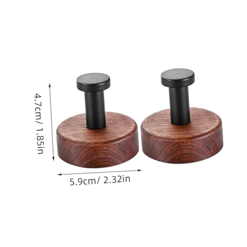 SOPOTUTU 2 Stück Hochwertige Wandhaken aus Schwarzem Walnuss holz Selbstklebend Vielseitig als Mantel Handtuchhaken Platzsparend und Einfach zu Montieren für Bad und Wohnräume SOPOTUTU 2 Stück Hochwertige Wandhaken aus Schwarzem Walnuss holz Selbstklebend Vielseitig als Mantel Handtuchhaken Platzsparend und Einfach zu Montieren für Bad und Wohnräume von SOPOTUTU