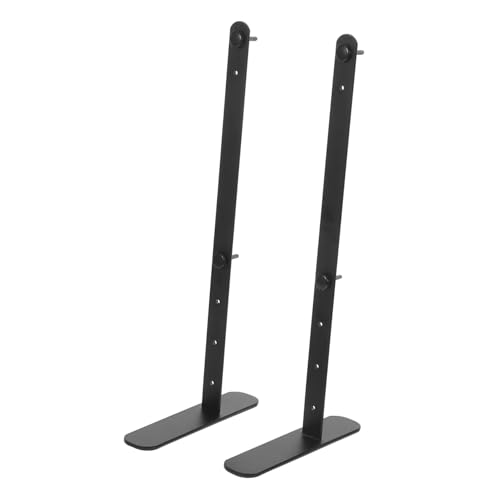 SOPOTUTU 2 Stück Höhenverstellbare Pegboard Tischhalterung Stabile Metallhalter für Kleine Stecktafeln Multifunktional für Büro und Gaming Ergonomisch Verstellbar Einfache Montage von SOPOTUTU