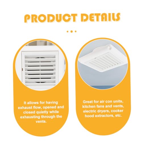 SOPOTUTU 2 Stück Lüftungsabdeckung mit Insektenschutz Langlebige Kunststoff Lamellenhaube Ømm Wetterfeste Abluftabdeckung für Außenwand Schützt vor Regen Wind Vögeln und Schädlingen SOPOTUTU 2 Stück Lüftungsabdeckung mit Insektenschutz Langlebige Kunststoff Lamellenhaube Ømm Wetterfeste Abluftabdeckung für Außenwand Schützt vor Regen Wind Vögeln und Schädlingen von SOPOTUTU