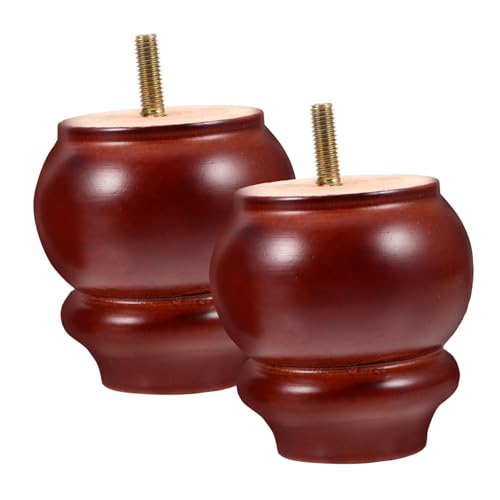 SOPOTUTU 2 Stück Massive Holz möbelfüße Rotbraun Stabile Tisch Stuhlbeine aus Solidem Holz für Sofa Schrank Kommode rutschfest und Kratzschützend Langlebig und Praktisch SOPOTUTU 2 Stück Massive Holz möbelfüße Rotbraun Stabile Tisch Stuhlbeine aus Solidem Holz für Sofa Schrank Kommode rutschfest und Kratzschützend Langlebig und Praktisch von SOPOTUTU