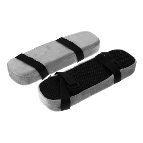 SOPOTUTU 2 Stück Memory Schaum Armlehnenpolster Ergonomische Ellenbogenstütze für Büro und Gaming Stühle Passend Komfortables Armschutzkissen für Langes Sitzen und Tippen von SOPOTUTU