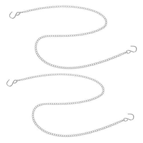 SOPOTUTU 2 Stück Metall hängerkette Lang mit S haken Belastbare Stahlkette für Pflanzen Schilder Dekorationen im Garten und Innenbereich Wetterfest Vielseitig Einsetzbar SOPOTUTU 2 Stück Metall hängerkette Lang mit S haken Belastbare Stahlkette für Pflanzen Schilder Dekorationen im Garten und Innenbereich Wetterfest Vielseitig Einsetzbar von SOPOTUTU