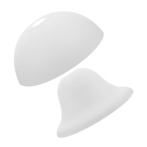 SOPOTUTU 2 Stück Plastik Lampenschirm Modernes Minimalistisches Design Lampenschirm Abdeckung für Nachttischlampe und Raumdekoration Langlebig und Schützend von SOPOTUTU