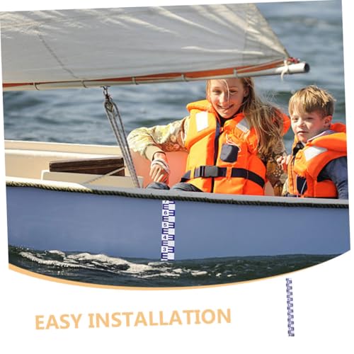 SOPOTUTU 2 Stück Reflektierender Selbstklebender Wasserstandsanzeiger für Präzise Wasserstandsmessung und Tidebeobachtung Leicht Tragbar Klare Skalenmarkierungen SOPOTUTU 2 Stück Reflektierender Selbstklebender Wasserstandsanzeiger für Präzise Wasserstandsmessung und Tidebeobachtung Leicht Tragbar Klare Skalenmarkierungen von SOPOTUTU