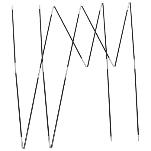 SOPOTUTU 2 Stück Robuste Zeltstangen aus Dickem Fiberglas Teilig Windresistent Faltbar Stabiles Zeltzubehör für Camping Wandern Outdoor Einfach Aufzubauen von SOPOTUTU