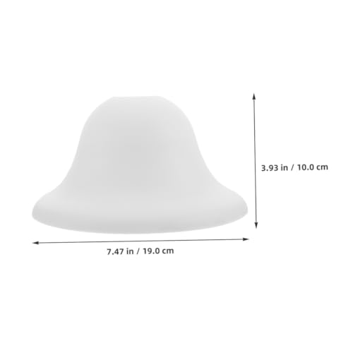 SOPOTUTU 2 Stück Runde Pilz Lampenschirme aus Kunststoff Langlebig und Installieren Sanfte Lichtstreuung Geeignet für Tischlampen Stehlampen Deckenleuchten mit Mittelloch Moderner Stil für von SOPOTUTU