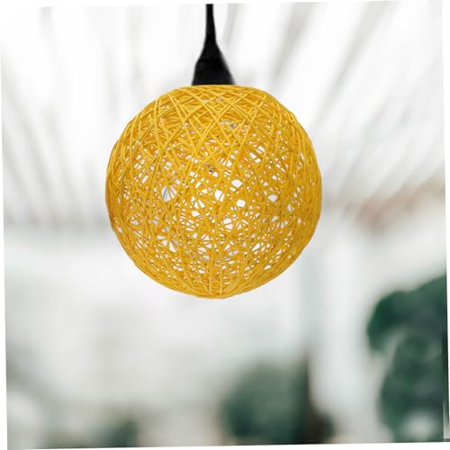 SOPOTUTU 2 Stück Rustikaler Geflochtener Lampenschirm Bunte Deckenleuchte Langlebig Leicht und Einfach zu Montieren für Wohnzimmer Hotel und Restaurant Dekoratives Wohnaccessoire SOPOTUTU 2 Stück Rustikaler Geflochtener Lampenschirm Bunte Deckenleuchte Langlebig Leicht und Einfach zu Montieren für Wohnzimmer Hotel und Restaurant Dekoratives Wohnaccessoire von SOPOTUTU