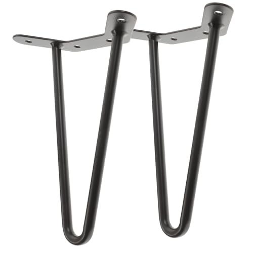 SOPOTUTU 2 Stück Teiliges Haarnadel Design Robust Langlebig für Couchtisch Esstisch Schreibtisch Einfache Montage Rostbeständig Modernes Möbelbein SOPOTUTU 2 Stück Teiliges Haarnadel Design Robust Langlebig für Couchtisch Esstisch Schreibtisch Einfache Montage Rostbeständig Modernes Möbelbein von SOPOTUTU
