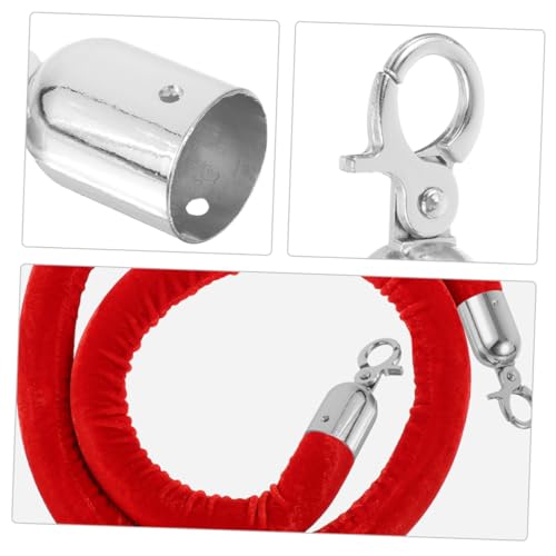 SOPOTUTU 2 Stück Teiliges Kordelstopper aus Aluminiumlegierung mit Haken Rostfrei Vielseitig Kompatibel mit Seilen und Geländern Elegante Endkappen für Dekorative Befestigung Einfache SOPOTUTU 2 Stück Teiliges Kordelstopper aus Aluminiumlegierung mit Haken Rostfrei Vielseitig Kompatibel mit Seilen und Geländern Elegante Endkappen für Dekorative Befestigung Einfache von SOPOTUTU