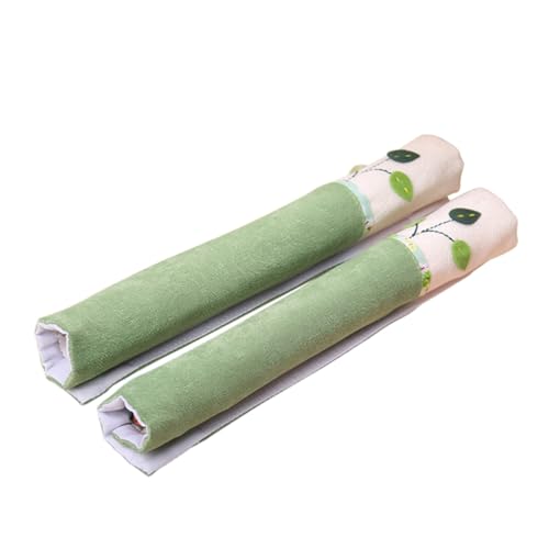 SOPOTUTU 2 Stück Teiliges Kühlschrank Griffschoner aus Hochwertigem Material Schützt vor Kälte Schmutz und Statischer Aufladung Passend für Kühl gefrierkombinationen Vielseitig Einsetzbar von SOPOTUTU