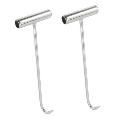 SOPOTUTU 2 Stück Teiliges Rostfreier Manhole Lifter Haken aus Metall Schwerlast Kanaldeckelheber Kompakt und Langlebig Vielseitig Einsetzbar für Verschiedene Kontrollschachtdeckel SOPOTUTU 2 Stück Teiliges Rostfreier Manhole Lifter Haken aus Metall Schwerlast Kanaldeckelheber Kompakt und Langlebig Vielseitig Einsetzbar für Verschiedene Kontrollschachtdeckel von SOPOTUTU