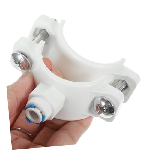 SOPOTUTU 2 Stück Teiliges Ventilklemme für Wasserfilter Langlebige Integrierte Abwasserklemme für Umkehrosmose systeme Einfache Installation Kompatibel mit Wasserreinigern von SOPOTUTU