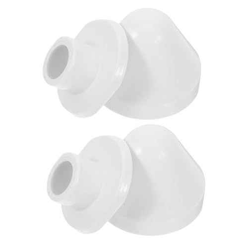 SOPOTUTU 2 Stück Toiletten Abdeckungen Dekorative Wc Schrauben Kappen Passend für Standard Toiletten Einfache Montage Langlebige Badezimmer Zubehör von SOPOTUTU