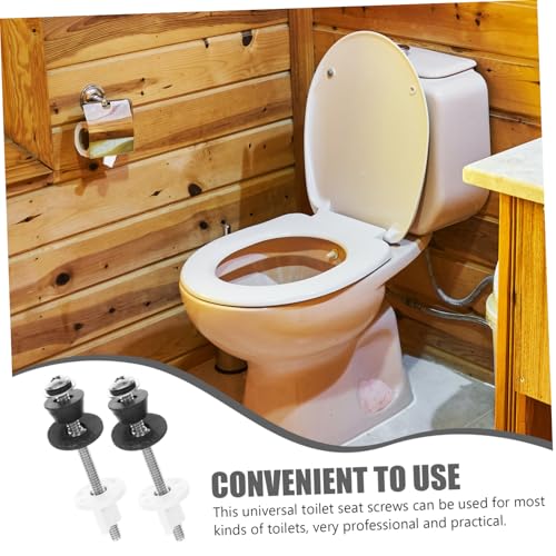 SOPOTUTU 2 Stück Toilettensitz Befestigungsschrauben aus Edelstahl Robuste Wc Sitz Scharniere Ersatzteile Einfache Montage Langlebig Passend für Gängige Toilettenmodelle SOPOTUTU 2 Stück Toilettensitz Befestigungsschrauben aus Edelstahl Robuste Wc Sitz Scharniere Ersatzteile Einfache Montage Langlebig Passend für Gängige Toilettenmodelle von SOPOTUTU