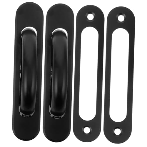 SOPOTUTU 2 Stück Verdeckte Schrankgriffe Modern Eingelassenes Design Platzsparend für Küchenschränke Kleiderschrank Türgriffe Komfortabler Griff Geeignet für Möbel Tatami Wohnzimmer von SOPOTUTU