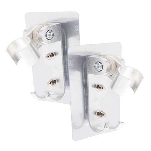 SOPOTUTU 2 Stück Verstellbare Duschkopfhalterung aus Leichtem Robustem Aluminium mit Drehung und Integriertem Platzspar Haken für Handbrause Teiliges ohne Bohren Modernes Badzubehör SOPOTUTU 2 Stück Verstellbare Duschkopfhalterung aus Leichtem Robustem Aluminium mit Drehung und Integriertem Platzspar Haken für Handbrause Teiliges ohne Bohren Modernes Badzubehör von SOPOTUTU