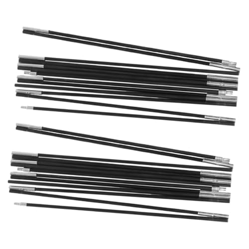 SOPOTUTU 2 Stück Vorgefertigte Flexible Fiberglas Zeltstangen Verstärkte Zeltsupportstangen Kompatibel für Outdoor Camping Gruppen und Dreipersonenzelte von SOPOTUTU