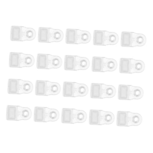 SOPOTUTU 20 Satz Glasplattenklemmen Klare Kunststoff Spiegelhalter Clips mit Schrauben Rahmenlose Wandspiegel Befestigung für Schrank Tür Bilderrahmen SOPOTUTU 20 Satz Glasplattenklemmen Klare Kunststoff Spiegelhalter Clips mit Schrauben Rahmenlose Wandspiegel Befestigung für Schrank Tür Bilderrahmen von SOPOTUTU