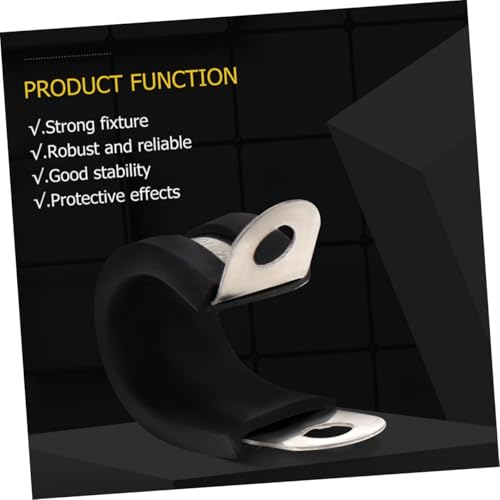 SOPOTUTU 20 Stück Teiliges Edelstahl Kabelschellen mit Gummipolster Flexible Befestigungsschellen für Kabel Rohrleitung Drahtbefestigung Geeignet für Industrie Auto Haushalt Schiffsbereich SOPOTUTU 20 Stück Teiliges Edelstahl Kabelschellen mit Gummipolster Flexible Befestigungsschellen für Kabel Rohrleitung Drahtbefestigung Geeignet für Industrie Auto Haushalt Schiffsbereich von SOPOTUTU