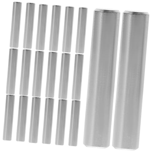 SOPOTUTU 20 Stück Teiliges Edelstahl Runddübel Øxmm Korrosionsbeständige Möbelstifte für Regalböden Stabile Metallstifte zur Sicheren Befestigung von Einlegeböden in Schränken und von SOPOTUTU