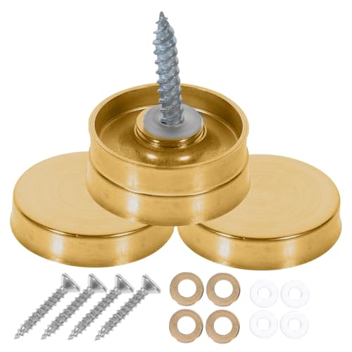 SOPOTUTU 20 Stück Teiliges Edelstahl Spiegel Schrauben mit Dekorativen Abdeckkappen Rostfrei Modernes Design Einfache Montage Geeignet für Glas Werbetafeln Innen Außenbereich SOPOTUTU 20 Stück Teiliges Edelstahl Spiegel Schrauben mit Dekorativen Abdeckkappen Rostfrei Modernes Design Einfache Montage Geeignet für Glas Werbetafeln Innen Außenbereich von SOPOTUTU
