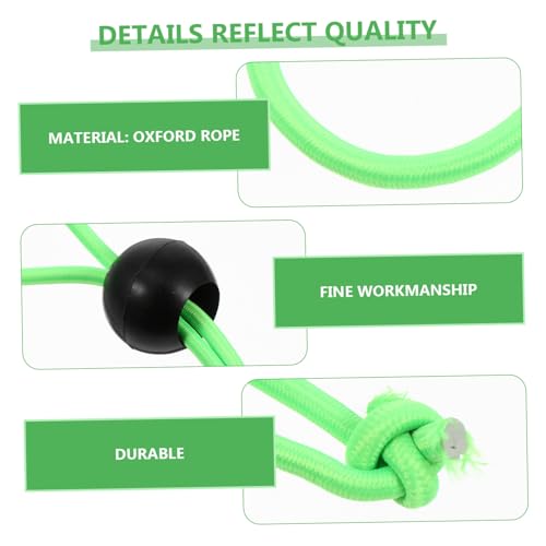 SOPOTUTU 20 Stück Teiliges Heavy Duty Ball Bungee Cords aus Oxfordseil und Robustem Kunststoff Elastische Abspannleinen für Zeltplanen Vielseitig Einsetzbar zum Spannen und Sichern bei von SOPOTUTU