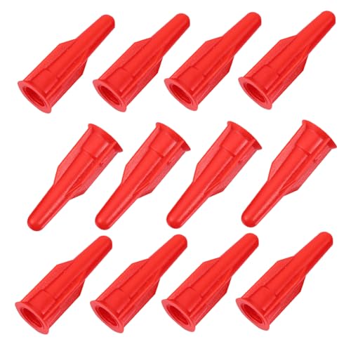 SOPOTUTU 20 Stück Teiliges Rote Caulk Dichtungsdüsen mit Schraubverschluss Wiederverwendbare Klebedüsenspitzen Langlebig Luftdicht Korrosionsbeständig für Präzises Abdichten und SOPOTUTU 20 Stück Teiliges Rote Caulk Dichtungsdüsen mit Schraubverschluss Wiederverwendbare Klebedüsenspitzen Langlebig Luftdicht Korrosionsbeständig für Präzises Abdichten und von SOPOTUTU
