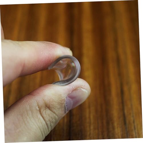 SOPOTUTU 20 Stück Teiliges Transparente Glas tischpuffer aus Gummi rutschfeste Abstandshalter ohne Kleber Schützend für Schwere Glastische Marmorarbeitsplatten und Möbeloberflächen von SOPOTUTU