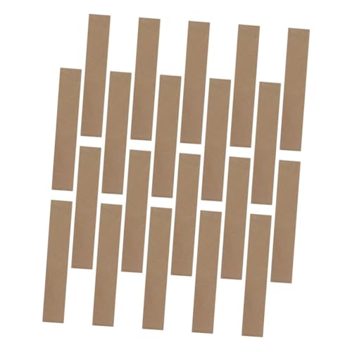 SOPOTUTU 200 Stück Essstäbchen-Set aus Kraftpapier Beutel Tasche wickeln Besteck Geschirr Mitnahme Verpackung Utensil Ärmel Abdeckung Fall Hellbraun von SOPOTUTU