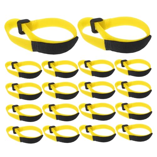 SOPOTUTU 24 Stück Kabelbinder Organizer Gurte Verstellbarer Befestigungsgurt Wiederverwendbare Kabelwickel Wiederverwendbare Kabelbinder Drahtgurte Verstellbare von SOPOTUTU