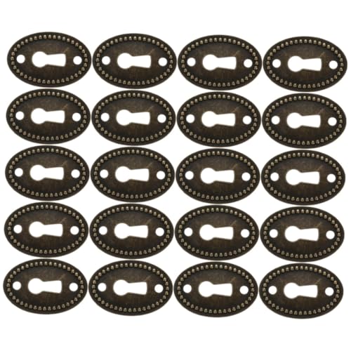 SOPOTUTU 24 Stück Ovaler Abdeckplatte Teiliges Antikes Zinklegierung Möbel Dekor Robuste Einsätze für Kommoden Schreibtische Vintage Dekorative Einsatzplatte SOPOTUTU 24 Stück Ovaler Abdeckplatte Teiliges Antikes Zinklegierung Möbel Dekor Robuste Einsätze für Kommoden Schreibtische Vintage Dekorative Einsatzplatte von SOPOTUTU