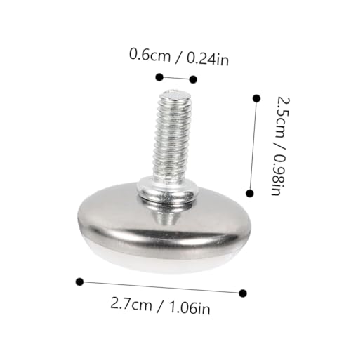 SOPOTUTU 24 Stück Teiliges Verstellbare Möbelfüße Schraubniveau Füße für Tisch Stuhl Schrank Möbelversteller Höhenverstellbar Stabilisierend und Schützend Geeignet für Unebene Böden von SOPOTUTU