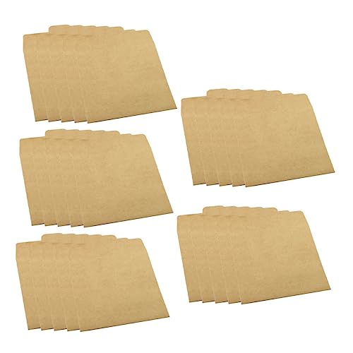 SOPOTUTU 25 Stück Kraftpapier Cd-Tasche Versiegelnd Für Haushalt Multifunktions-cd-hülle Tragbar Aufbewahrungszubehör Verschließbarer Cd-Umschlag Langlebig Leicht Discs Schützen SOPOTUTU 25 Stück Kraftpapier Cd-Tasche Versiegelnd Für Haushalt Multifunktions-cd-hülle Tragbar Aufbewahrungszubehör Verschließbarer Cd-Umschlag Langlebig Leicht Discs Schützen von SOPOTUTU