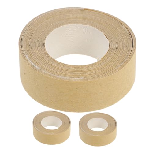 SOPOTUTU 3 Rollen Selbstklebende Lampenschirm Stoffstreifen Edging Tape für Lampenschirme Rolle Khaki für Diy Projekte und Kreative Lampendesigns von SOPOTUTU