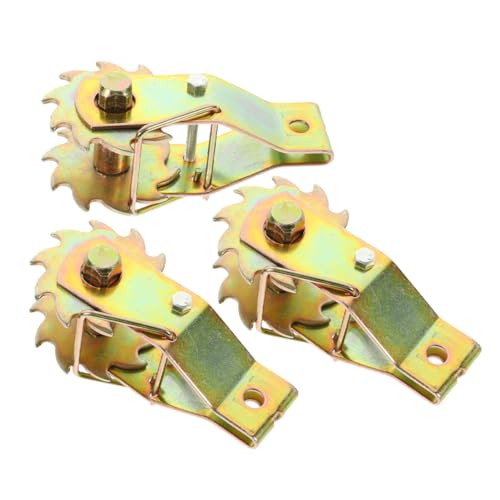 SOPOTUTU 3 Stück Drahtseil Spanner aus Stahl Teiliges Rostfreier Zaunspanner für Drahtseilbefestigung Verstellbarer Stahlseil Tensioner für Outdoor Zaun und Dekoration Langlebig und von SOPOTUTU