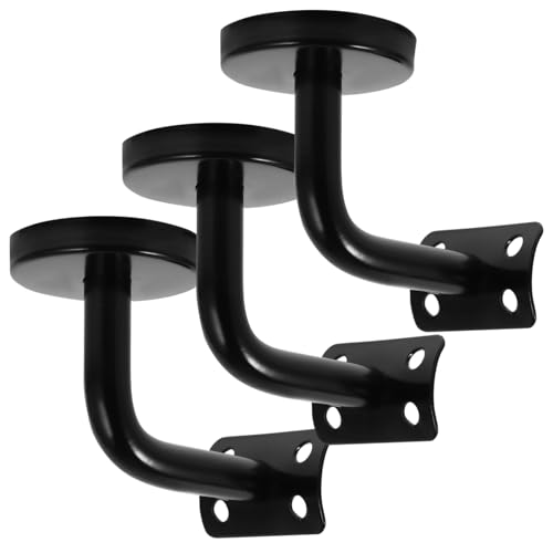 SOPOTUTU 3 Stück Handlaufhalter aus Solidem Schwarz Pulverbeschichtet Wandmontiert Robust und Korrosionsbeständig Teiliges Geeignet für Treppen Badezimmer Hotels und Büros SOPOTUTU 3 Stück Handlaufhalter aus Solidem Schwarz Pulverbeschichtet Wandmontiert Robust und Korrosionsbeständig Teiliges Geeignet für Treppen Badezimmer Hotels und Büros von SOPOTUTU