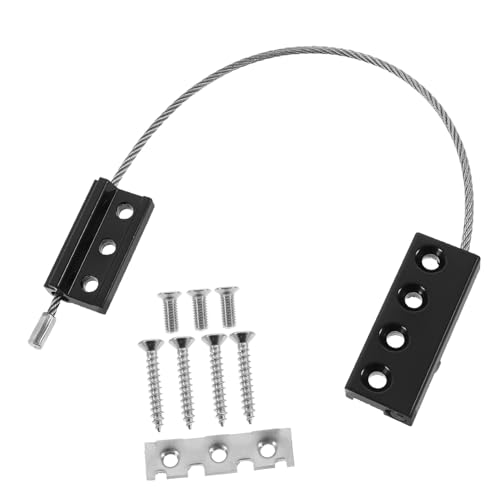 SOPOTUTU 3 Stück Kindersicheres Fensterschutzseil aus Edelstahl für Europäische und Schlitz Aluminiumrahmen Absturzsicherung für Fenster und Türen Diebstahlschutz und Kindersicherung von SOPOTUTU