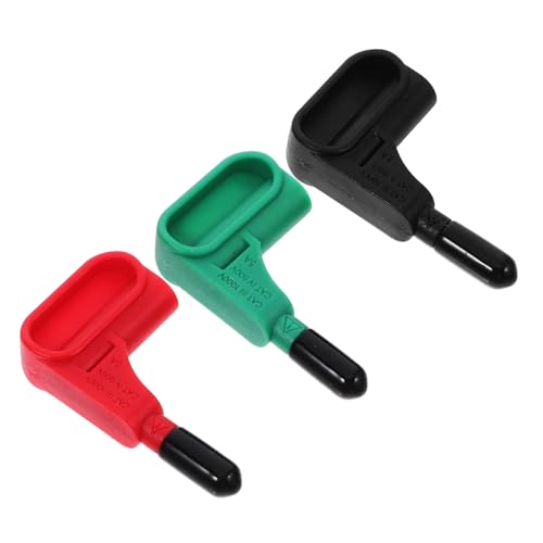 SOPOTUTU 3 Stück Magnetische Testsonden Bananenstecker Magnetisch Schnelles Multimeter Zubehör für Elektrische Prüfungen ohne Löten Rot Schwarz Grün SOPOTUTU 3 Stück Magnetische Testsonden Bananenstecker Magnetisch Schnelles Multimeter Zubehör für Elektrische Prüfungen ohne Löten Rot Schwarz Grün von SOPOTUTU