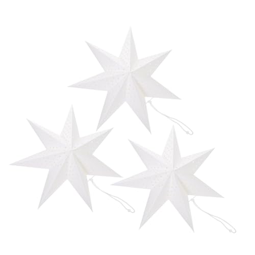 SOPOTUTU 3 Stück Origami Lampenschirm Weihnachtsstern Hängende Papierlampenschirme Innovatives Design Langlebiges Material Einfache Dekoration für Kronleuchter und Raumgestaltung SOPOTUTU 3 Stück Origami Lampenschirm Weihnachtsstern Hängende Papierlampenschirme Innovatives Design Langlebiges Material Einfache Dekoration für Kronleuchter und Raumgestaltung von SOPOTUTU